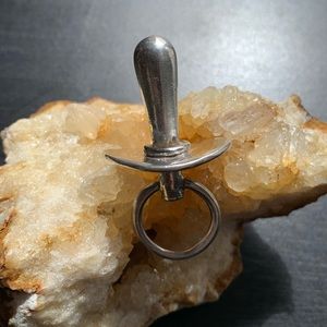Antique Vintage Sterling Silver Baby Pacifier